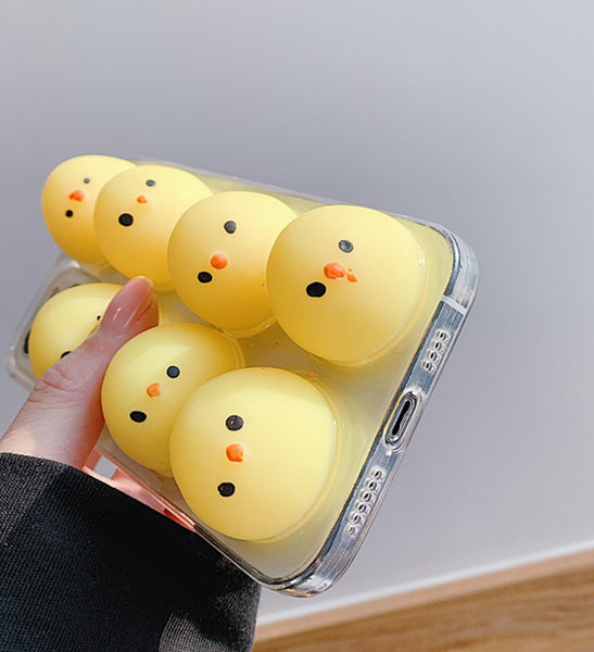 Lovely Chick Phone Case for iphone7/7plus/8/8P/X/XS/XR/XS Max/11/11 pro/11 pro max/12/12pro/12mini/12pro max JK2771