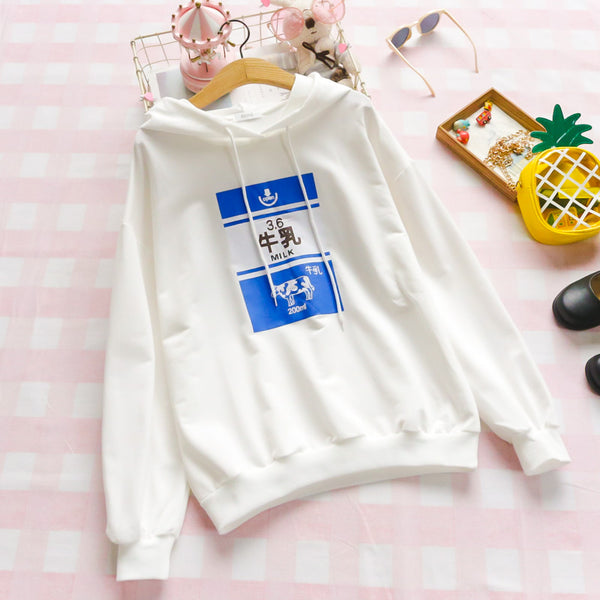 Pink Strawberry Milk Hoodie JK1274