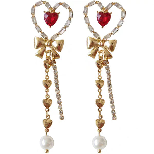Sweet Heart Earrings/Clips JK1358