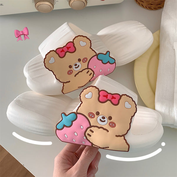 Rabbit And Bear Slippers JK3204