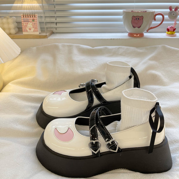 Cute Moon and Star Lolita Shoes JK3076