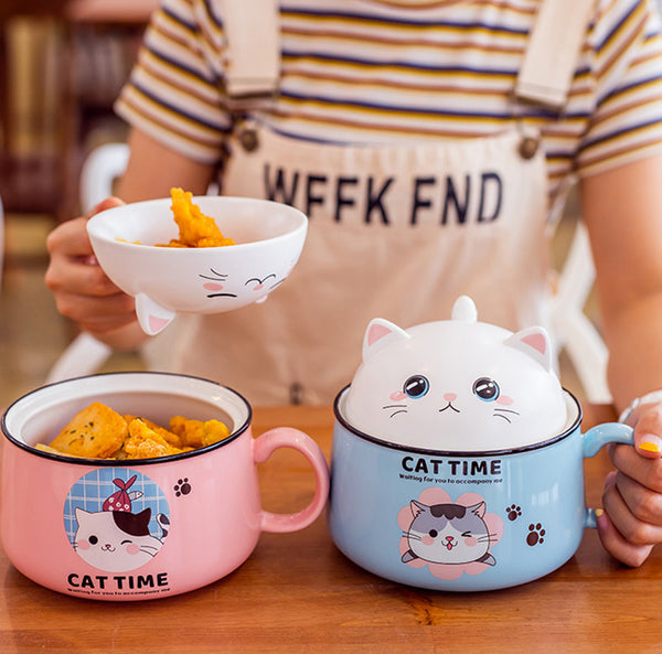 Lovely Cats Printed Bowl JK2544