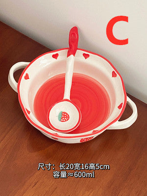 Sweet Fruits Printed Bowl JK3408