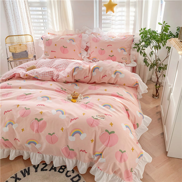 Sweet Peach Bedding Set JK2705