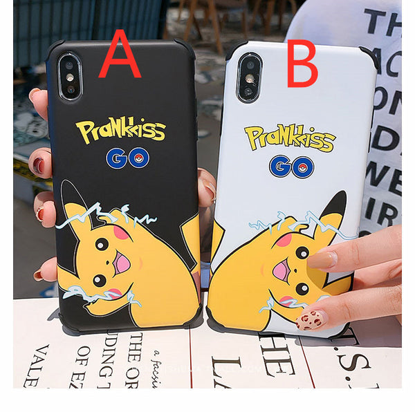 Lovely Pikachu Phone Case for iphone 6/6s/6plus/7/7plus/8/8P/X/XS/XR/XS Max JK1672