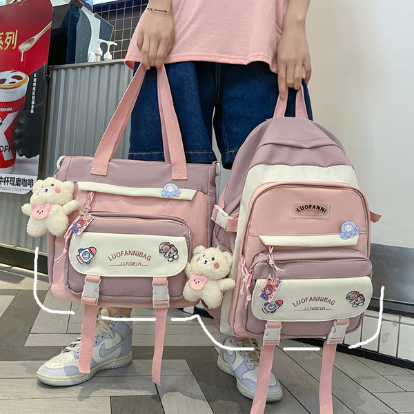 Fashion Cartoon Backpack Set JK3167