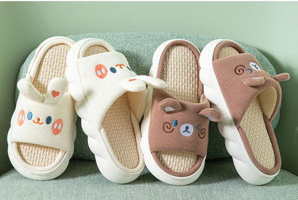 Cute Rabbit and Bear Slippers JK3111