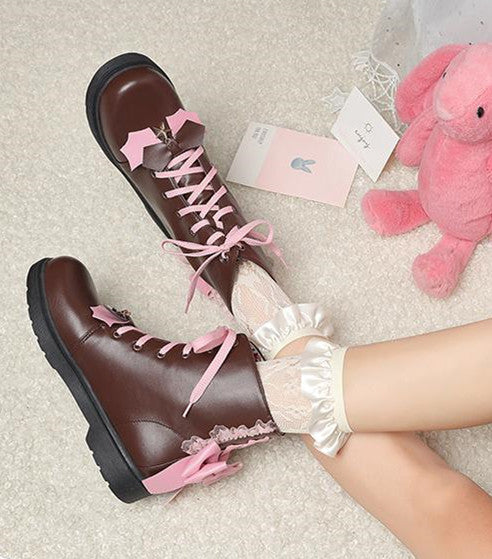 Fashion Bowtie Martin Boots JK2899