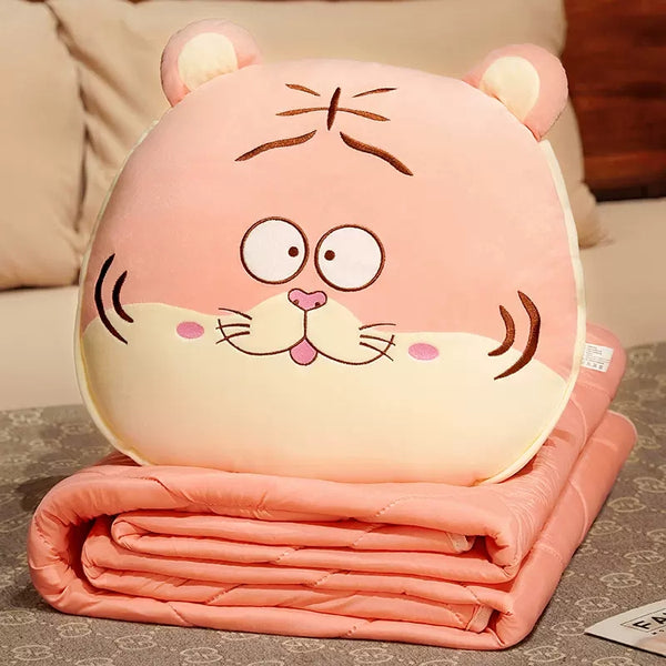 Lovely Tiger Pillow And Blanket JK3404