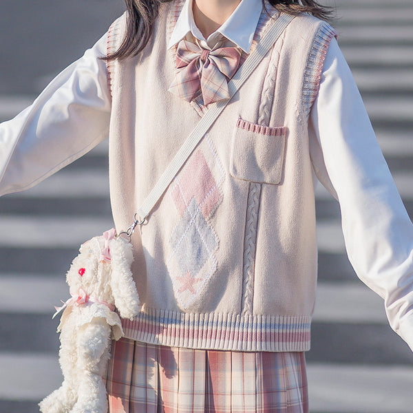 Fashion Girl Vest Sweater JK2955