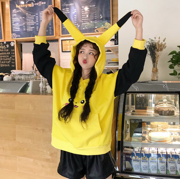 Cute Piakchu Hoodie JK2545
