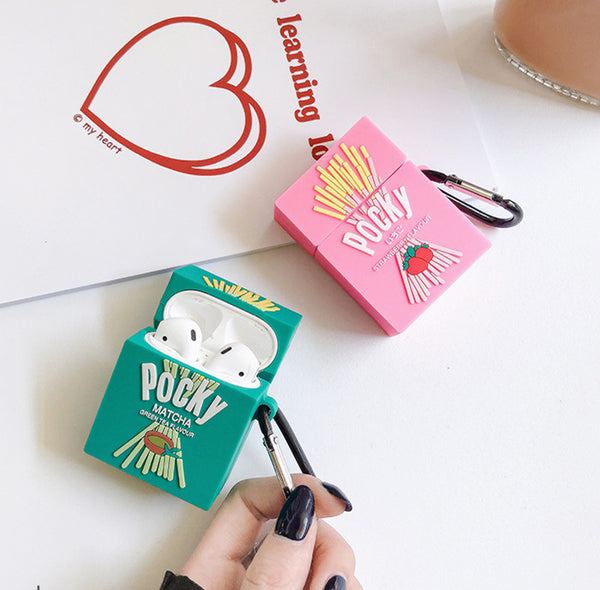 Cute Pocky Airpods Protector Case JK2018