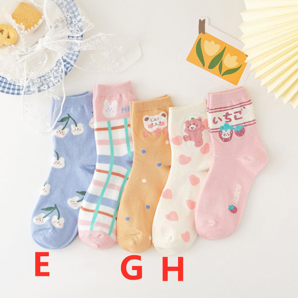 Cute Strawberry Socks JK2416