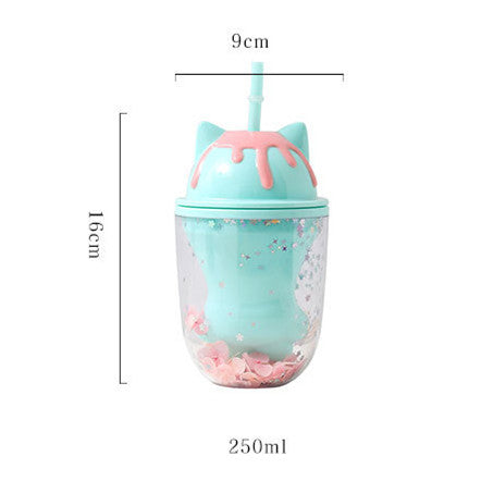 Lovely Sakura Paw Water Bottle JK2537