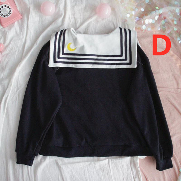 Sailormoon Navy Hoodie JK1757