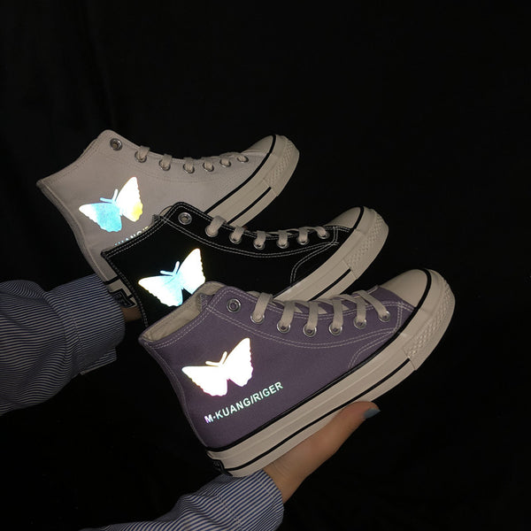 Fashion Butterfly Canvas Shoes JK2301