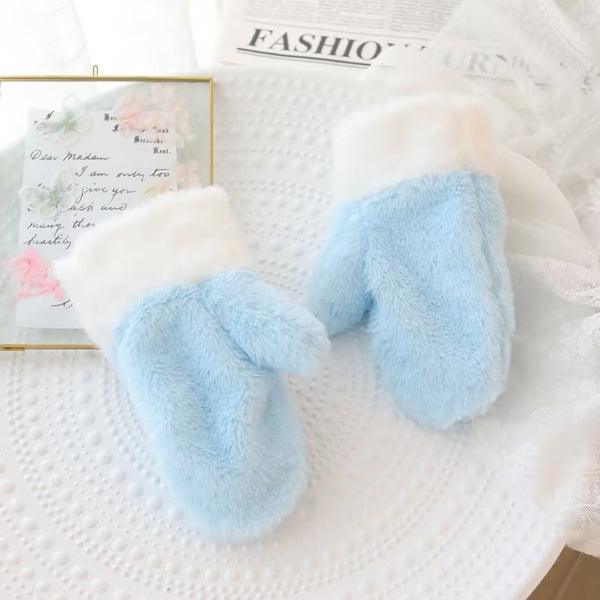 Cute Gilrs Gloves and Scarf JK3457