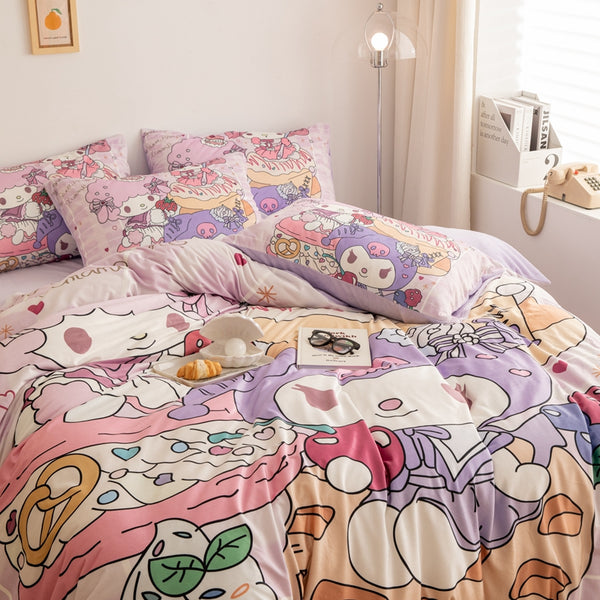 Cartoon Anime Bedding Set JK3349