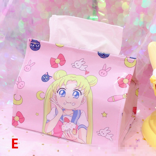Sailormoon and Sakura Tissue Box JK1029