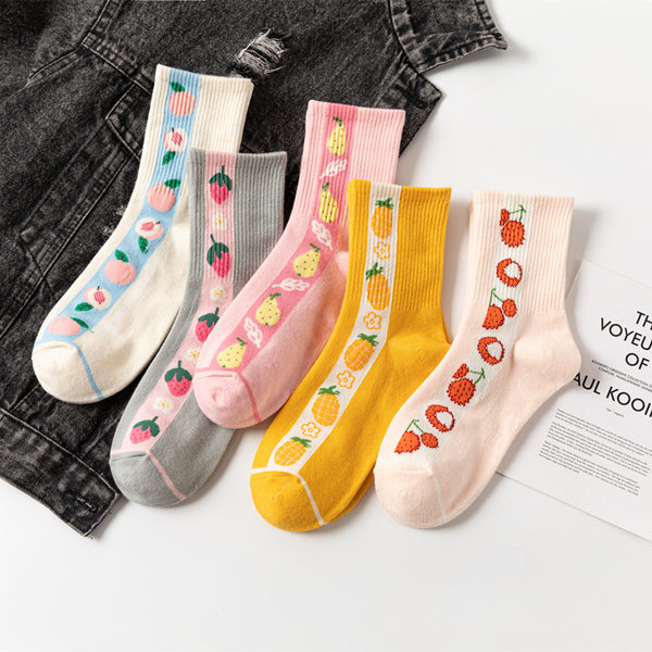 Lovely Fruits Socks JK2348