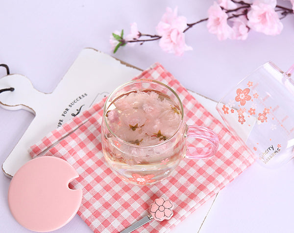 Cute Sakura Glass Cup JK2450