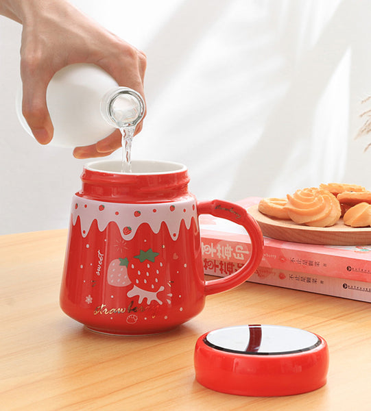 Sweet Strawberry Mug Cup JK2878
