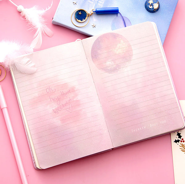 Cute Moon and Stars Notebook JK2146