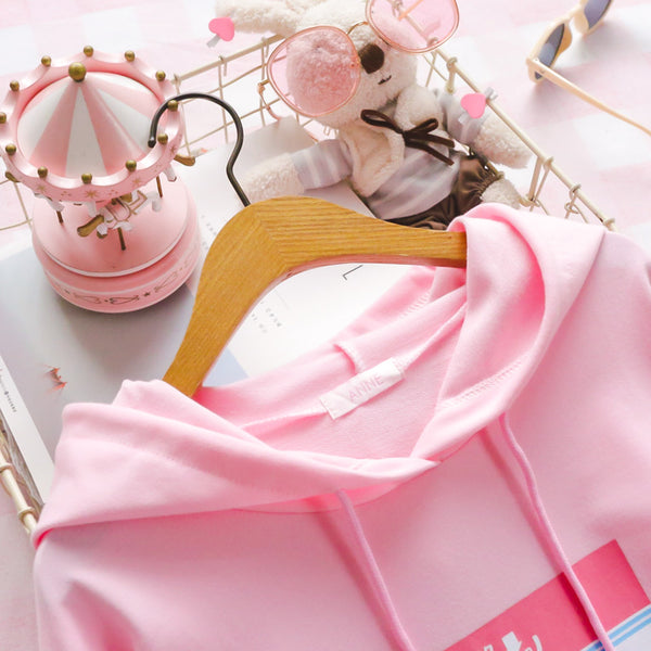 Pink Strawberry Milk Hoodie JK1274