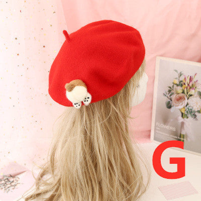 Cute Girl Beret JK3023