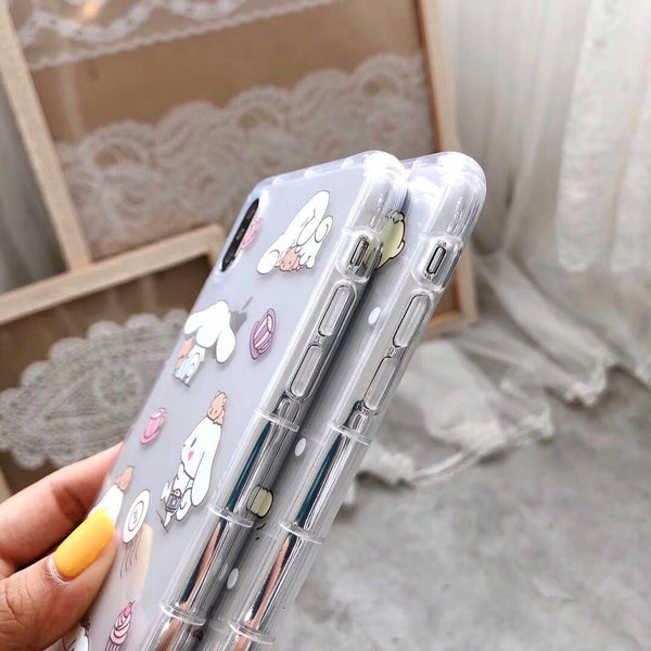 Cute Cinnamoroll Phone Case for iphone 6/6s/6plus/7/7plus/8/8P/X/XS/XR/XS Max JK1525