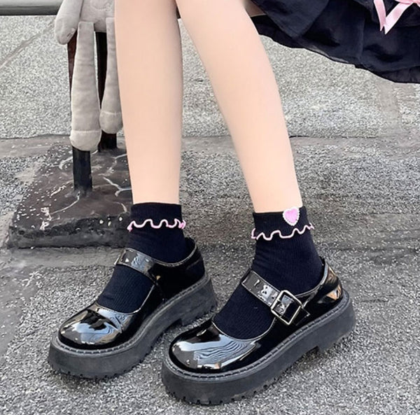 Pretty Heart Socks JK3517