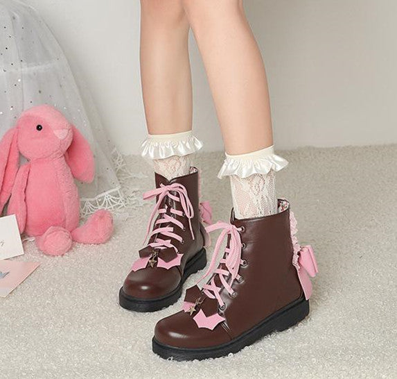 Fashion Bowtie Martin Boots JK2899