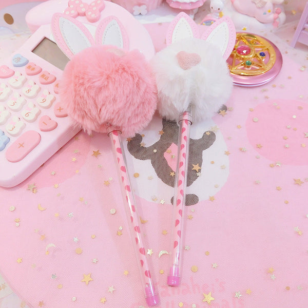 Cute Rabbit Ear Ballpoint Pen JK1324