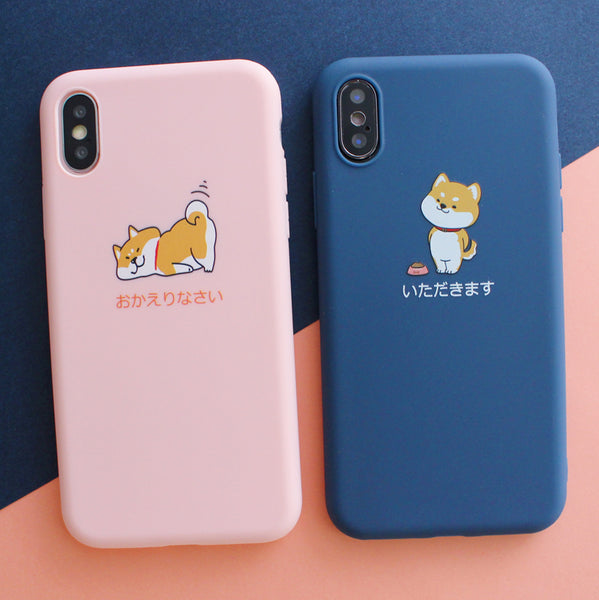 Lovely Dog Phone Case for iphone 6/6s/6plus/7/7plus/8/8P/X/XS/XR/XS Max JK1995