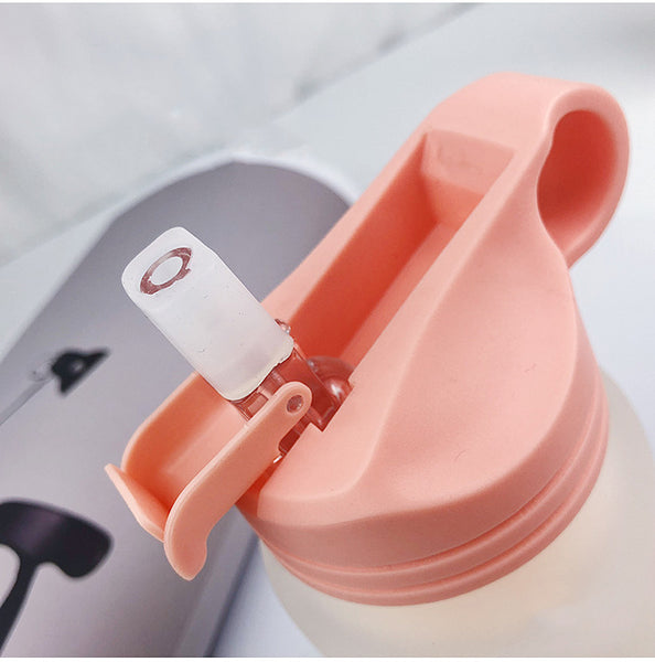 Cute Strawberry and Pineapple Glass Water Bottle  JK1655