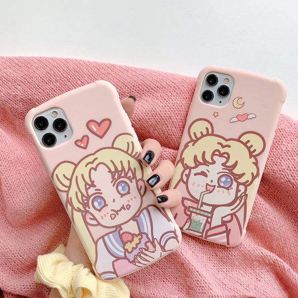 Cute Usagi Phone Case for iphone7/7plus/8/8P/X/XS/XR/XS Max/11/11 pro/11 pro max JK2175