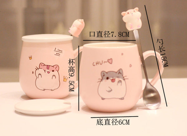 Lovely Hamster Mug Cup JK2446