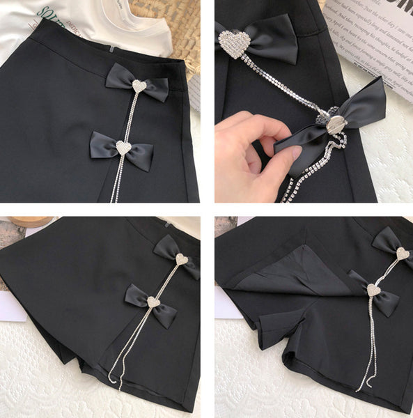 Fashion Bowtie Girls Shorts JK3183