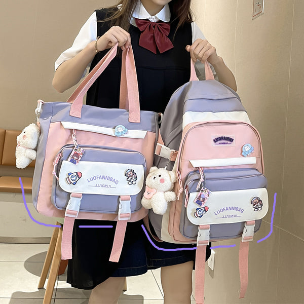 Fashion Cartoon Backpack Set JK3167