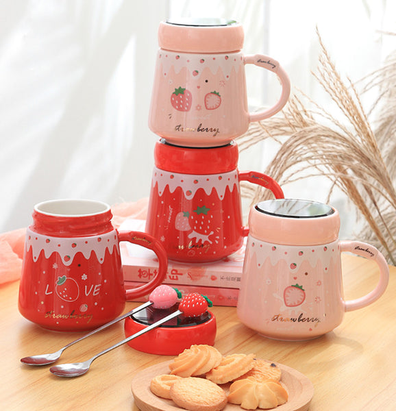 Sweet Strawberry Mug Cup JK2878