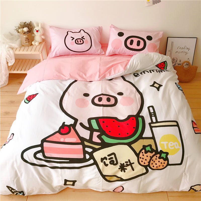 Lovely Pigs Bedding Set JK3181 – Juvkawaii