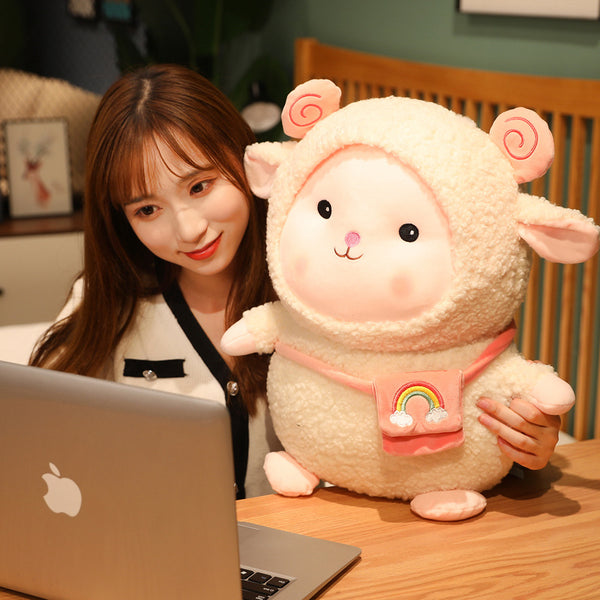 Kawaii Sheep Plush Hold Pillow JK3225