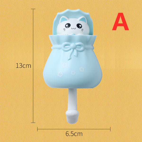 Lovely Cat Glue Hook JK2873