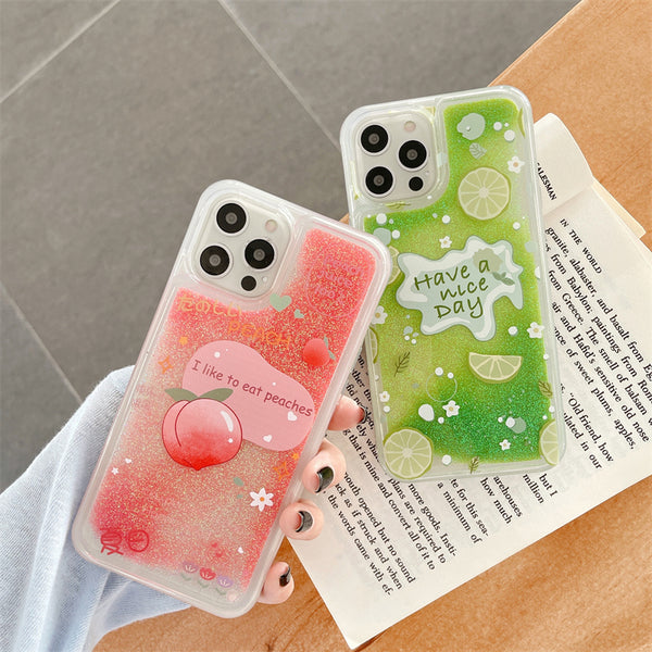 Cute Peach Phone Case for iphone7/7plus/8/8P/X/XS/XR/XS Max/11/11 pro/11 pro max/12/12pro/12mini/12pro max JK2812