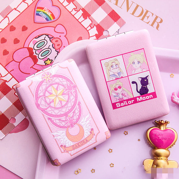 Sailormoon and Strawberry Folding Mirror JK1267