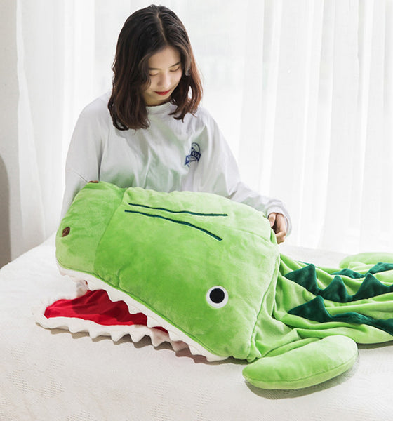Kawaii Crocodile Sleeping bag/Blanket JK3384