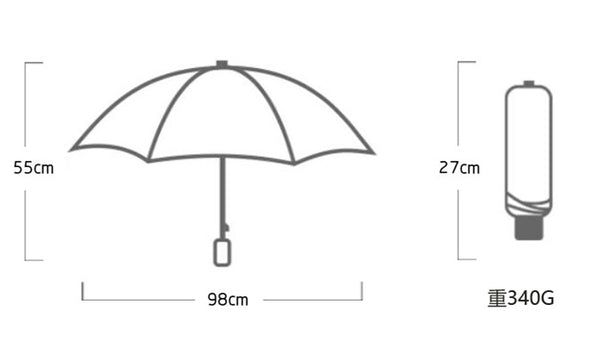 Cute Foods Folding Sun Umbrella JK2375