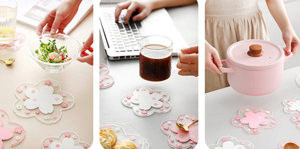 Cute Sakura Cup Mat JK2402