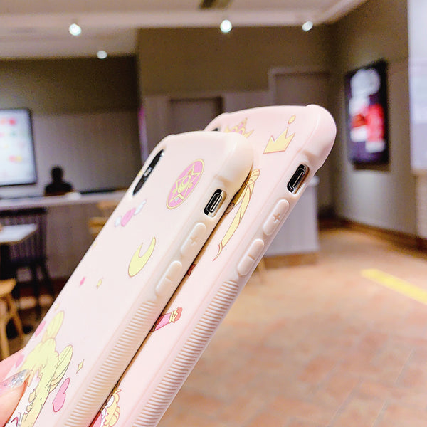 Pink Usagi Phone Case for iphone 6/6s/6plus/7/7plus/8/8P/X/XS/XR/XS Max JK1690