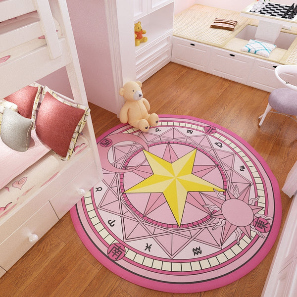 Cute Sakura Round Mat JK2666